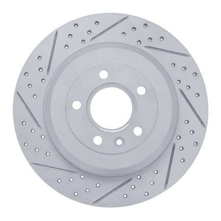 Dynamic Friction Co DFC Geoperformance Rotor - Drilled and Slotted 830-54088L