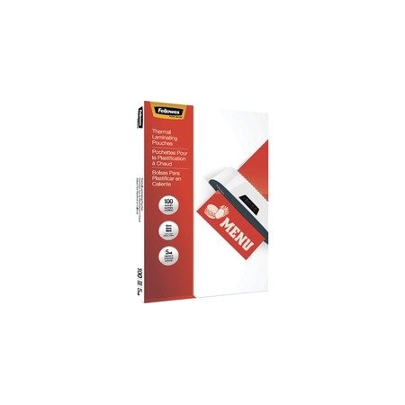 Fellowes Menu Size Thermal Laminating Pouches, Sheet Size Supported: Menu 11.50in W x 17.50in L, 5PK 5746001