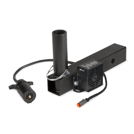 Safetywhips Warning Whip Mount, Black, Steel, 12.25 Length HMTDA