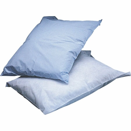 Medline NON24346 Disposable Tissue/Poly Pillowcases, 30"L x 21"W, Blue, 100/Case NON24346