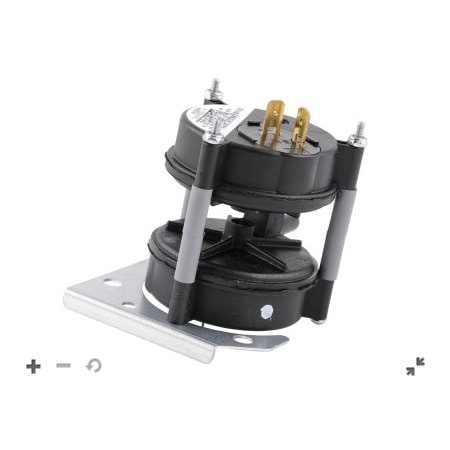 Lennox Pressure Switch, Standard, SPST-NO, 0.25 to 0.60 in H2O Range 69W56