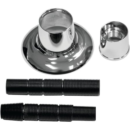 Danco Handle Flange, 118 in ID, 278 in OD, BrassMetalPlastic, Chrome Plated 10311