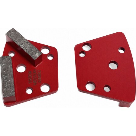 Vantage Product Diamond Grinding Disc for Trapezoid Grinders, 2 Bar Segment, 16/20 Grit, Medium Bond M-TQC15-2B1620-M