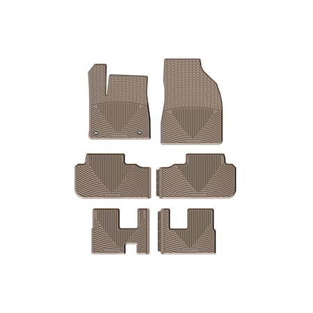 Weathertech Tan, Front, Rear, and Rear All Weather Floor Mats W333TN-W334TN-W335TN