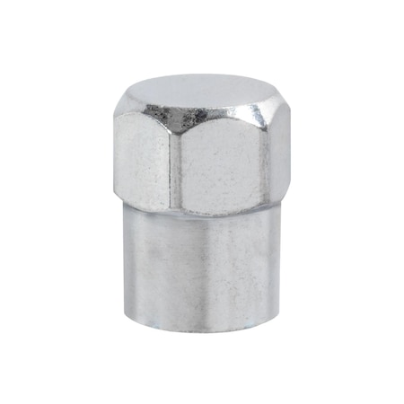 Auveco Tire Valve Octagon - Chrome, 25PK 24114
