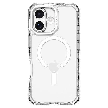 Itskins Supreme_r Clear Magsafe Case For Apple Iphone 17 - Transparent White Print AP7N-MGCLR-TRPR