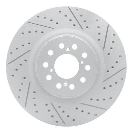 Dynamic Friction Co DFC Geoperformance Rotor - Drilled and Slotted 830-59065R