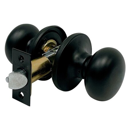 Prosource Passage Lock, Tubular Knob, Matte Black TFX930BSR4V24