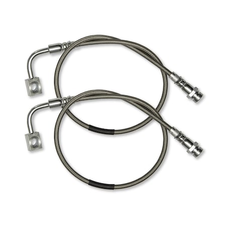 Rock Krawler 07-18 WRANGLER JK REAR JK LONG TRAVEL STAINLESS STEEL REAR BRAKE LINES RK02039