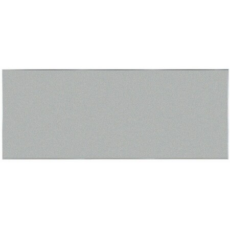 Aarco VIC Cork Bulletin Board w/ a Clear Satin Anodized Aluminum Frame, Oyster Shell 48''Hx120''W DW48120206