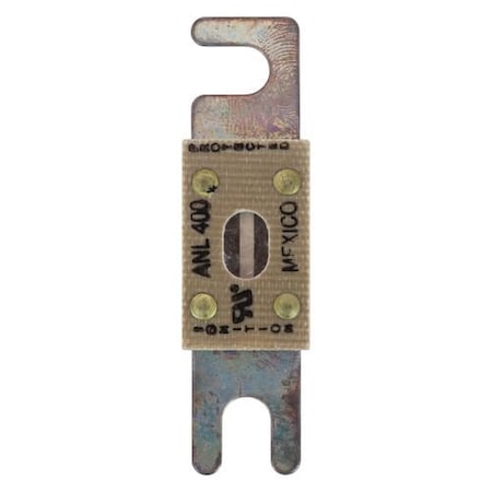 Eaton Bussmann Circuit Limiter Fuse, ANL Series, 400A, Fast-Acting, 32V AC, Bolt-On ANL-400