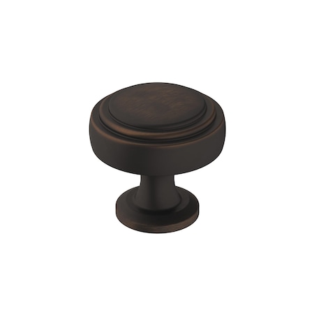 Amerock Winsome 1-1/4 in 32 mm Diameter Oil Rubbed Bronze Cabinet Knob BP36765ORB