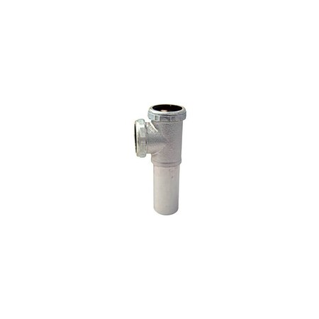 Master Plumber 1-1/2-Inch O.D. Tube Slip Joint Kitchen Drain End Outlet Tee/Tailpiece 452-987