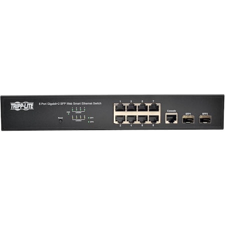 Tripp Lite Gigabit Ethernet Switch L2 Managed SFP 10/100/1000Mbps 8-Port NGS8C2