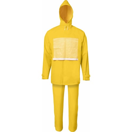 Ironwear 3 Piece Waterproof PVC/Polyester Hydroblast Suit, Yellow, 2X-Large 9207-Y-2XL