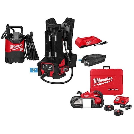 Milwaukee Tool MX FUEL Sub Pump Kit + M18 FUEL Band Saw MXF211-1XC, 2929-22