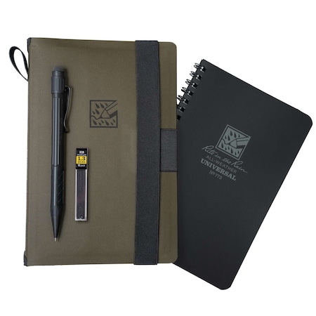 Rite In The Rain Black Notebook, and Tough Mechanical Pen M973-KIT