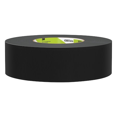 3M Duct Tape, Black, 30 yd L, 1-7/8 in W 46903