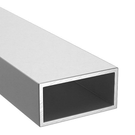 Zoro Select Aluminum Rectangular Tube, 5 ft. L ATRT6063/41125-60