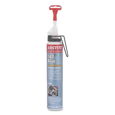 Loctite Superflex RTV, Silicone Adhesive Sealant, 190 ml, Cartridge, Blue, 6PK 442-2698846
