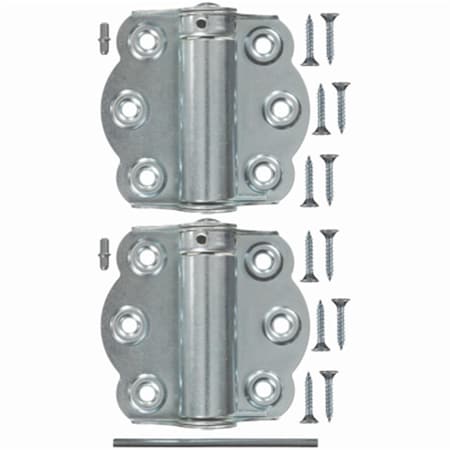 Hampton Products-Wright 2.75 in. Zinc-Plated Adjustable Self-Closing Hinge 216958