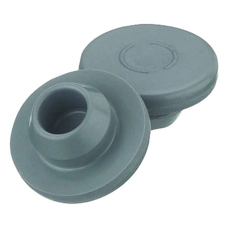 Wheaton Stopper, 6.2 mm H, Chlorobutyl, Gray, PK1000 W224100-081
