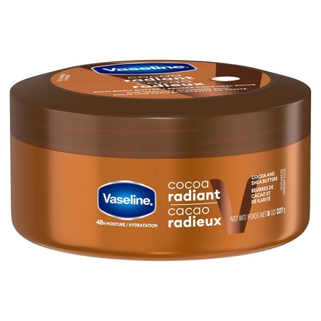 Vaseline Intensive Care Cocoa Radiant Smoothing Body Butter Lotion, 8 Ounce, 6PK 69582694