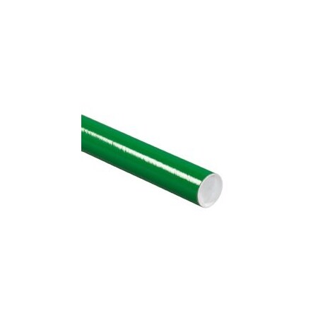 Bubblefast 2 x 9'' Green Tubes with Caps, 50PK BFP2009G