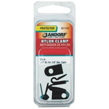 Jandorf Specialty Hardw 61449 Nylon Clamp - Black, 0.38 x 0.13 3395050