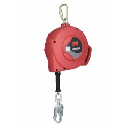3M Protecta(R) Self-Retracting Lifeline, Swivel Snap Hook, Steel, 1 Leg(s), 420 lb Weight Capacity 3590045