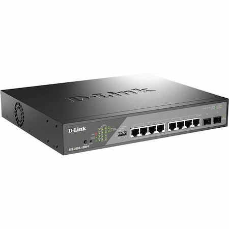 D-Link SERIES 10-PORT 1G SURVEILLANCE POE SWITCH DSS-200G-10MPP