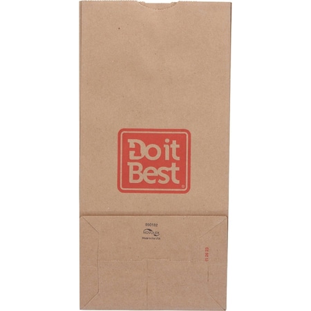 Do It Best 10 Lb. Capacity Paper Shopping Bag, 400PK 90072