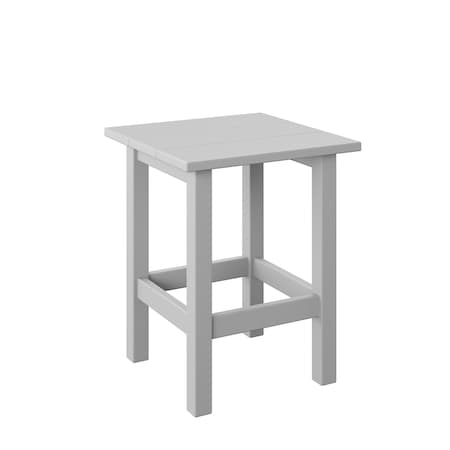 Polybird MODERN END TABLE.         WHITE POLYBIRD P66