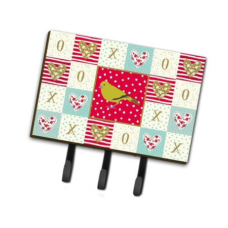 Carolines Treasures 6 x 2 x 9 in. London Canary Love Leash or Key Holder CK5505TH68