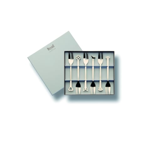 Mepra Evento Cake Fork Set - 6 Pcs. - Mirror 100344615