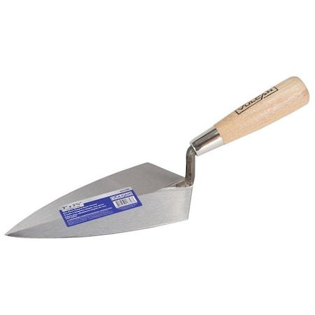 Vulcan Brick Trowel, 7 in L Blade, 2.75 in W Blade, HCS Blade, Hardwood Handle 16658
