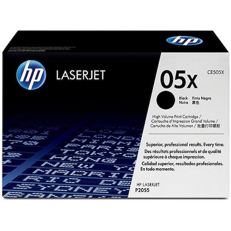 Hp 05X (CE505X) Black High Yield Original LaserJet Toner Cartridge (6,500 Yield) CE505X