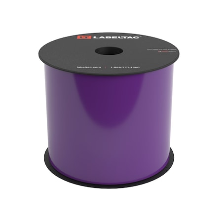 Labeltac LabelTac 4 and Pro Model Label Supply 4in x 150ft, Purple LT409