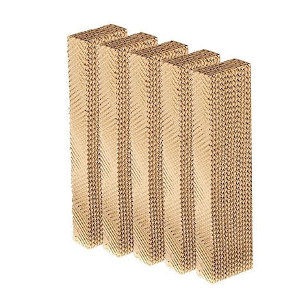 Hessaire Evaporative Cooler Media, Kraft Paper, 12 in W, 5PK P48X12X6-5