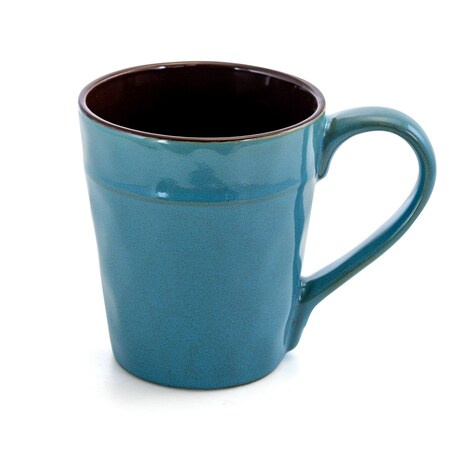 Elama Sea Glass 16 Piece Luxurious Stoneware Dinnerware with Complete Setting for 4 EL-SEAGLASS