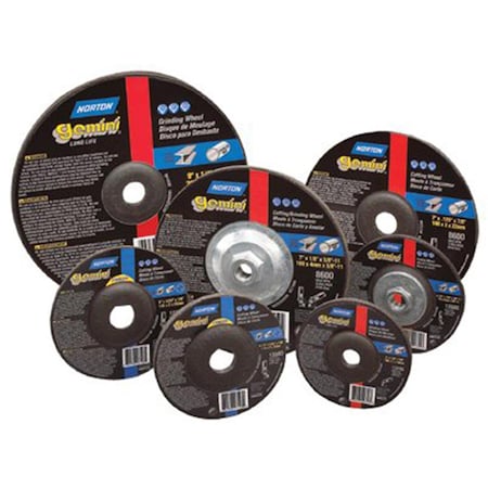 Norton Co 9X1-4X5-8-11Gemini Fastcut Mini Disc Type 27 547-66253049105