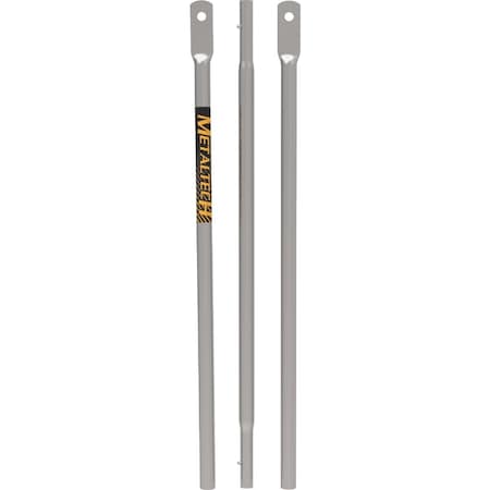 Metaltech 84'' Galvanized Sectional Guardrail, Set Of 2 M-MGR7JP