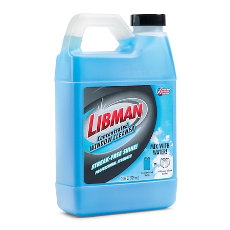 Libman Commercial Concentrated Window Cleaner, 24 oz. 1063