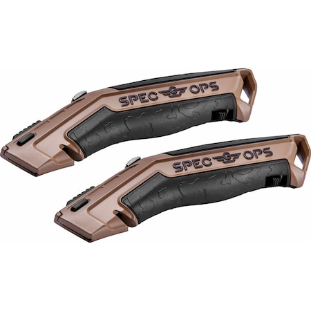 Spec Ops Retractable-Blade Utility Knife SPEC-K1-UR-2PK