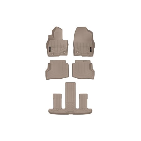 Weathertech Tan, Front, rear, and rear Floorliners 45972-1-4-5