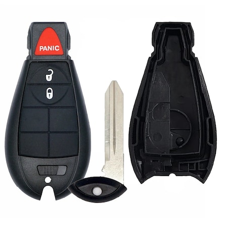 Aks Keys Jeep Cherokee Remote Fobik Shell 3B for FCC# GQ4-53T RS-DODGE-04