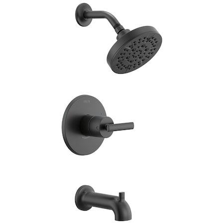 Delta Altado Monitor 14 Series Tub & Shower Trim In Matte Black T14442-BL
