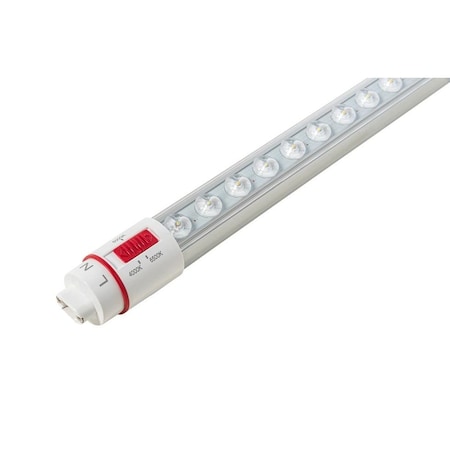 Keystone 64in 14W LED Sign Tube, Single Sided, Clear Optical Lens, Color Select (3CCT-4000/5000/6500K), Doubl KT-LED14T8-64P1SO-8CSK-DX2
