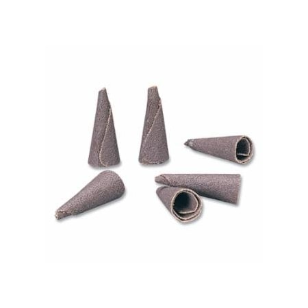 Standard Abrasives A/O Tapered Cone Point, 1 in dia, P120 Grit, K-110, 100PK 405-051115-32474