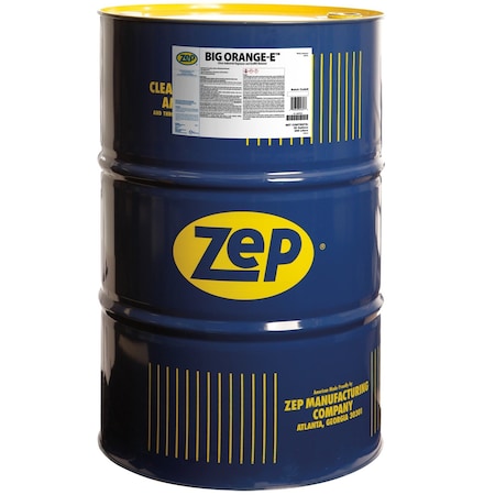 Zep Degreaser, 55 Gal Drum, Liquid, Orange 48585